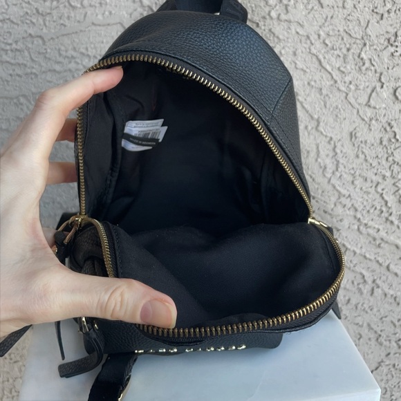 MARC JACOBS Black Pebbled Leather Mini Backpack Everyday Explorer Backpack Bag - Picture 14 of 17